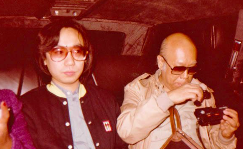 1982年LA出張時の伊藤政則（左）