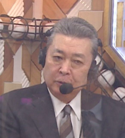 解説をする江川卓